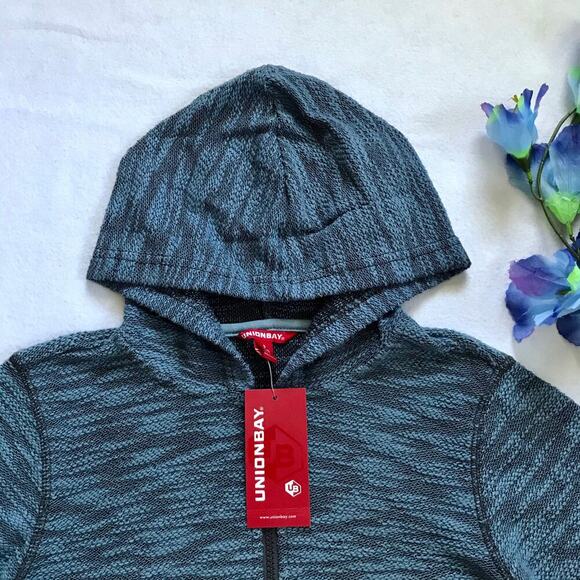 Unionbay NWT Full Zip Hoodie Cardigan for Boys Various Sizes - Picture 3 of 9